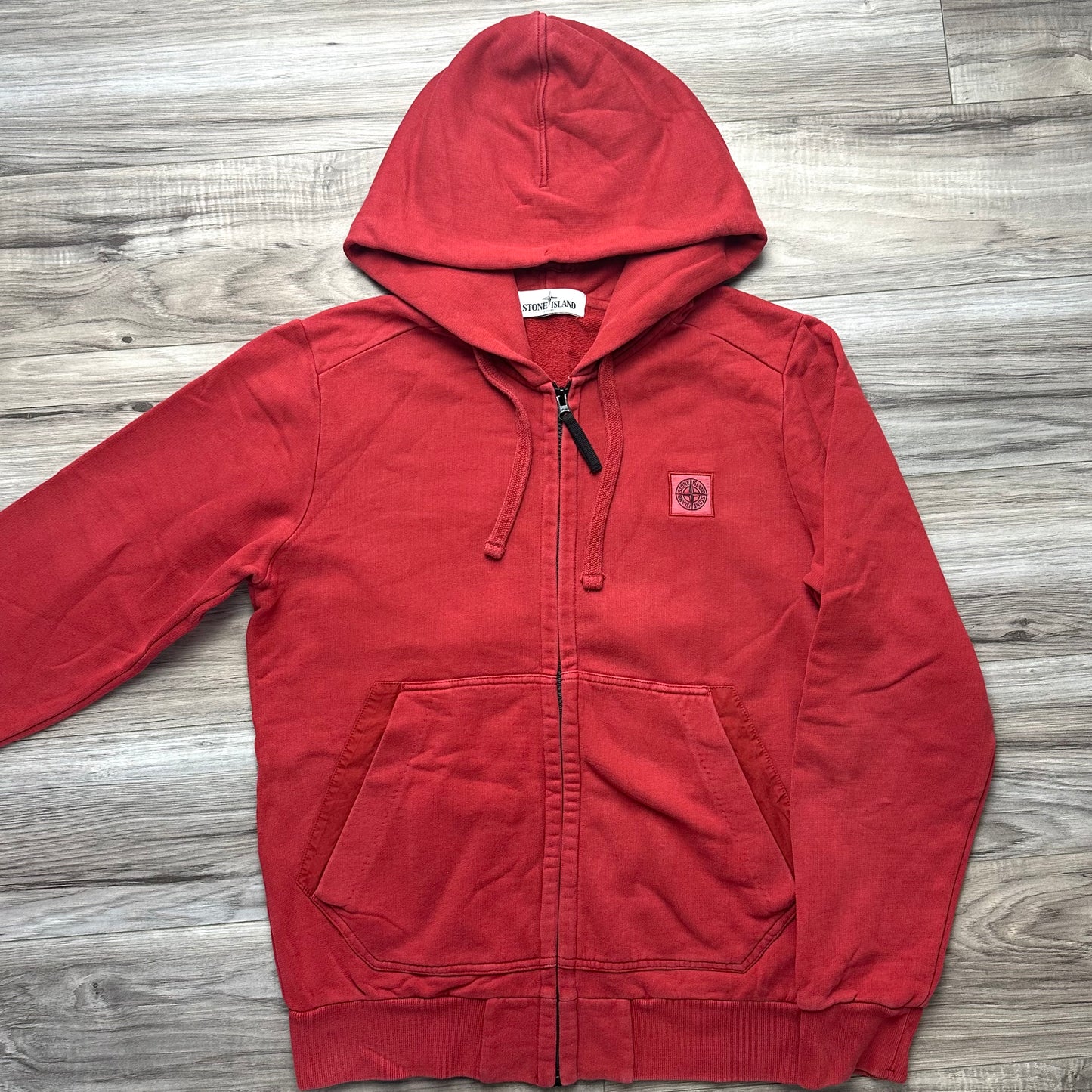 Stone Island Full Zip Patch Hoodie