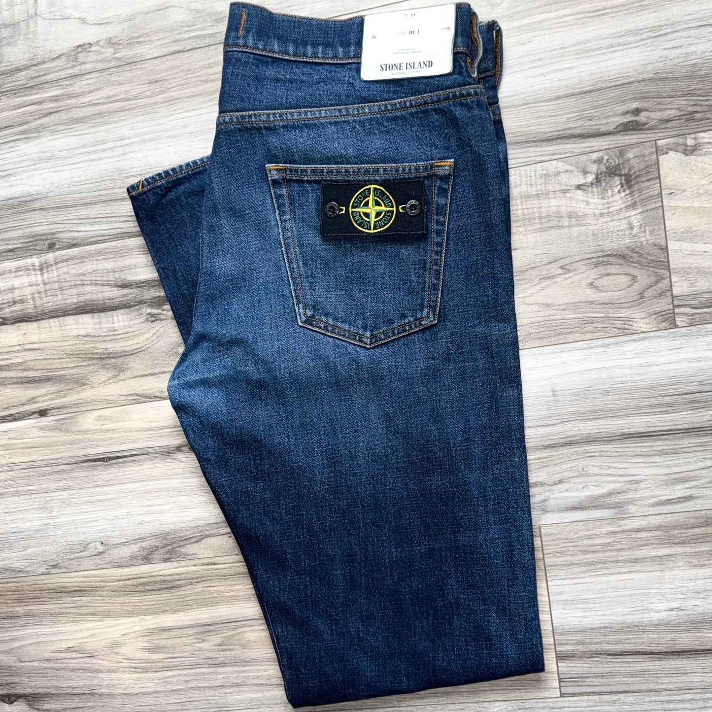 Stone Island Badge Jeans - 34W 34L