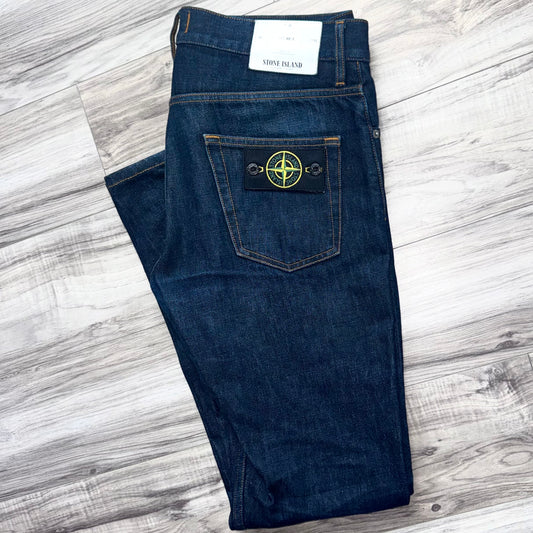 Stone Island Blue Denim Jeans - 30W 32L