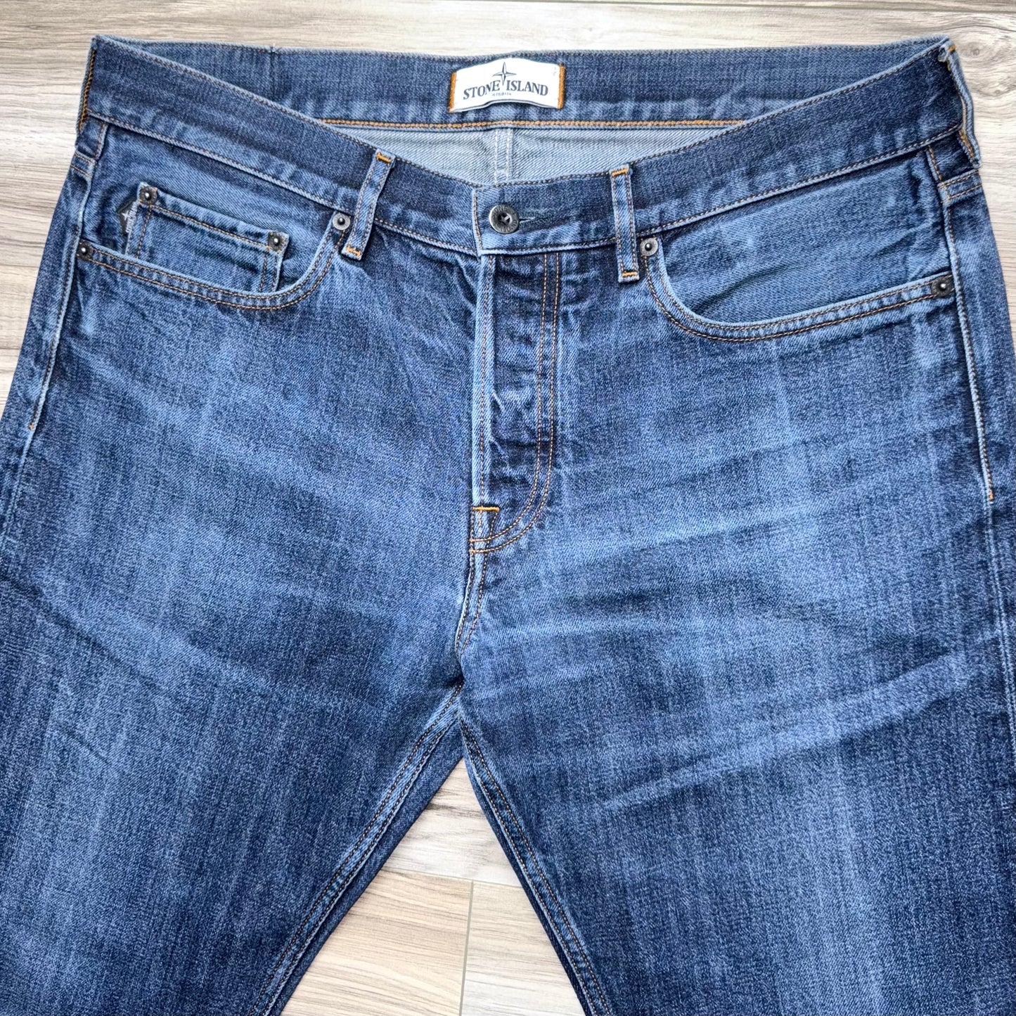 Stone Island Badge Jeans - 34W 30L