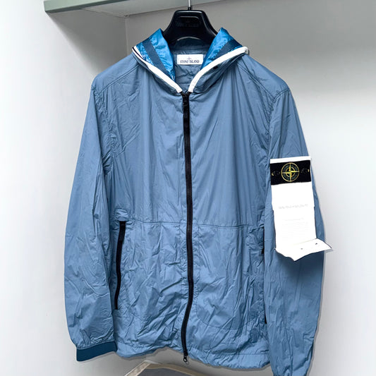 Stone Island Skin Touch Nylon-TC Full Zip Badge Jacket - Large ptp22.5”