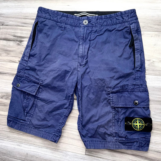 Stone Island Cargo Badge Shorts - 30W