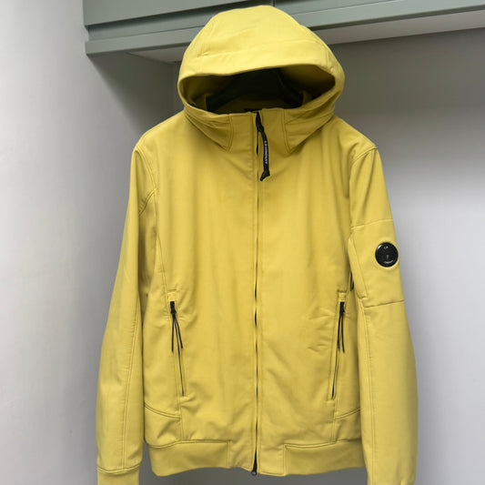 CP Company Yellow Shell-R Full Zip Lens Jacket - XL