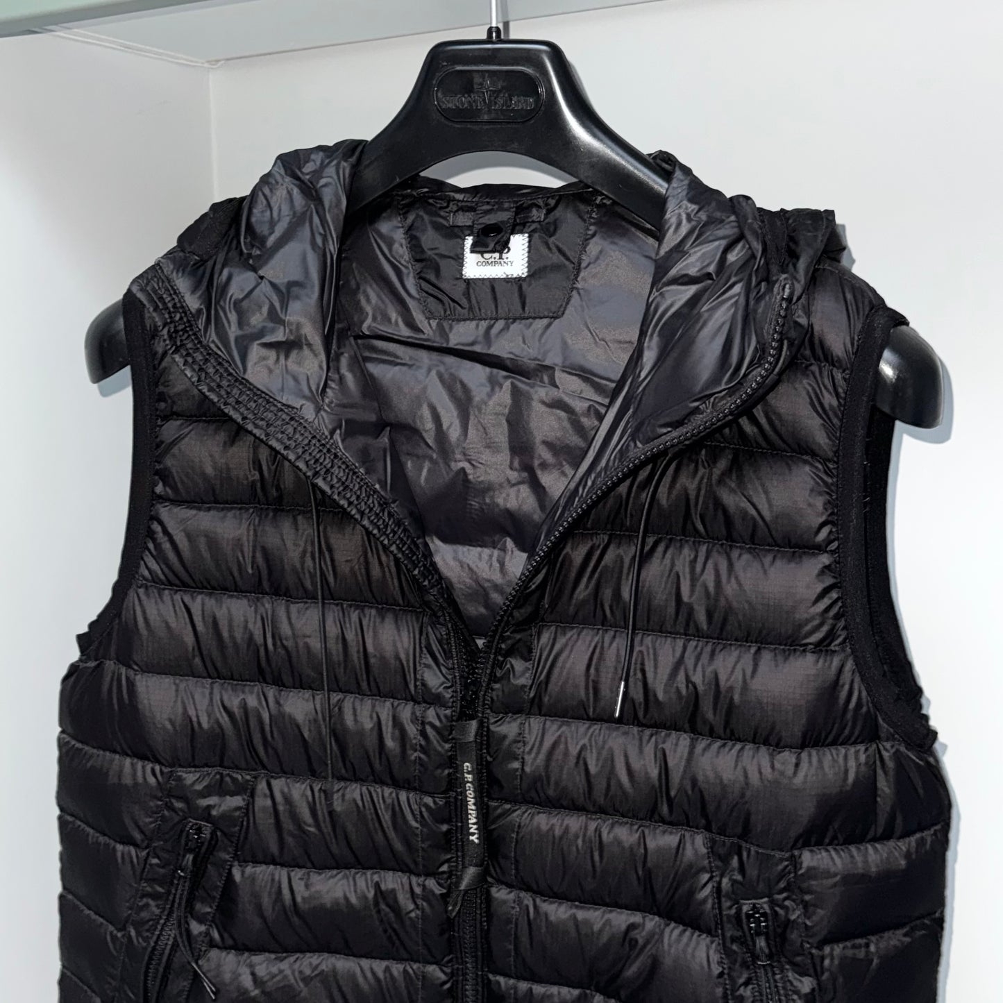 CP Company DD Shell Full Zip Goggle Gilet - Small ptp20.5”