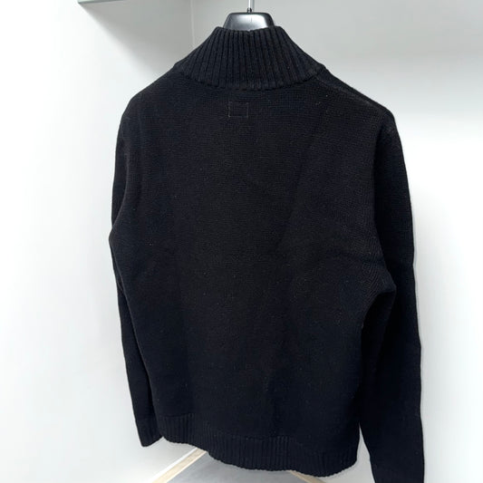 CP Company Lambswool Mixed Utility Full Zip Knitted Jumper - XXL ptp23.5”