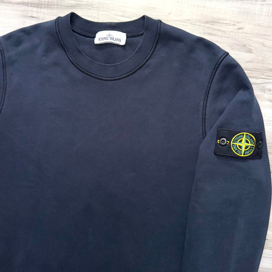 Stone Island Pullover Badge Sweatshirt - Medium