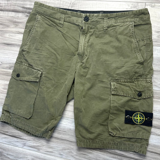 Stone Island Badge Cargo Shorts