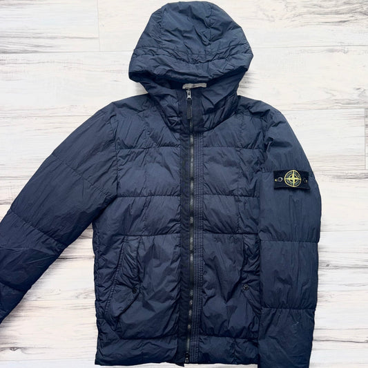 Stone Island Garment Dyed Crinkle Reps NY Down Badge Jacket - Medium ptp21”