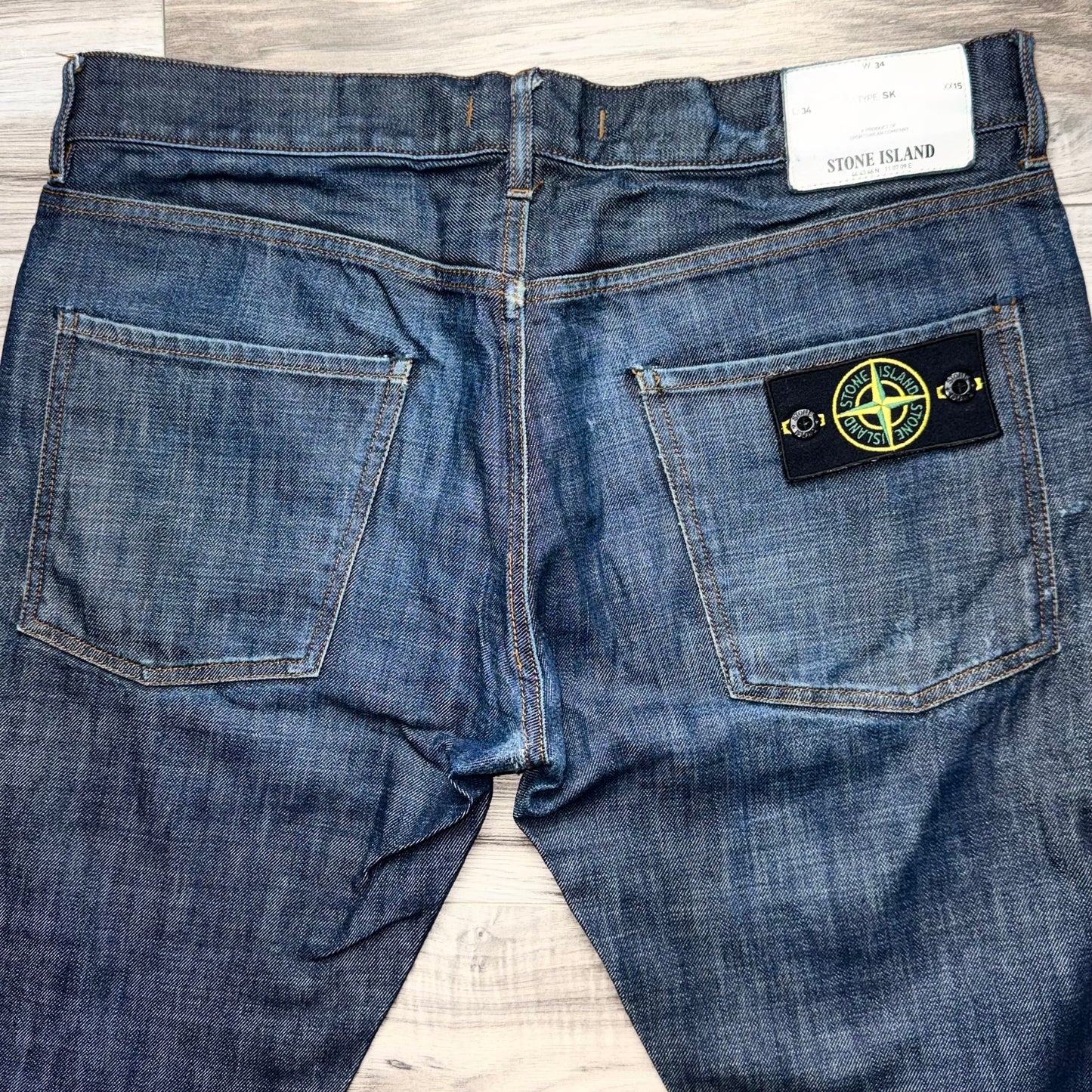Stone Island Badge Jeans - 34W 30L