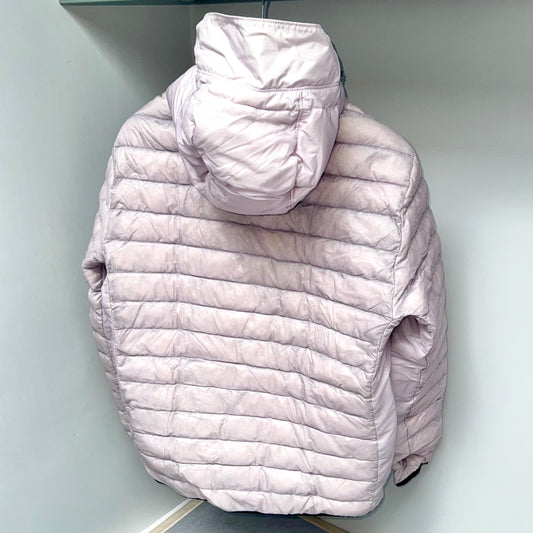 Stone Island Bio-Based Ripstop Nylon Down Full Zip Badge Jacket - Large ptp22”