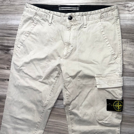 Stone Island Badge Cargo Trousers - 31W 32L