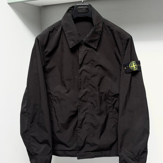 Stone Island Black Light Compact Touch Poly-TC Full Zip Jacket - Medium