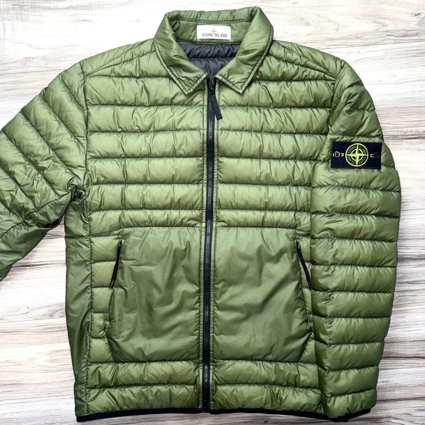Stone Island Bio-Based Ripstop Nylon Down Badge Jacket - XL ptp23”