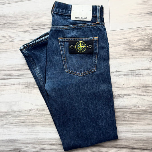 Stone Island Blue Denim Jeans - 30W 31L