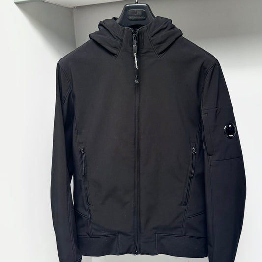 CP Company Black Shell-R Full Zip Lens Jacket - Medium ptp21.5”