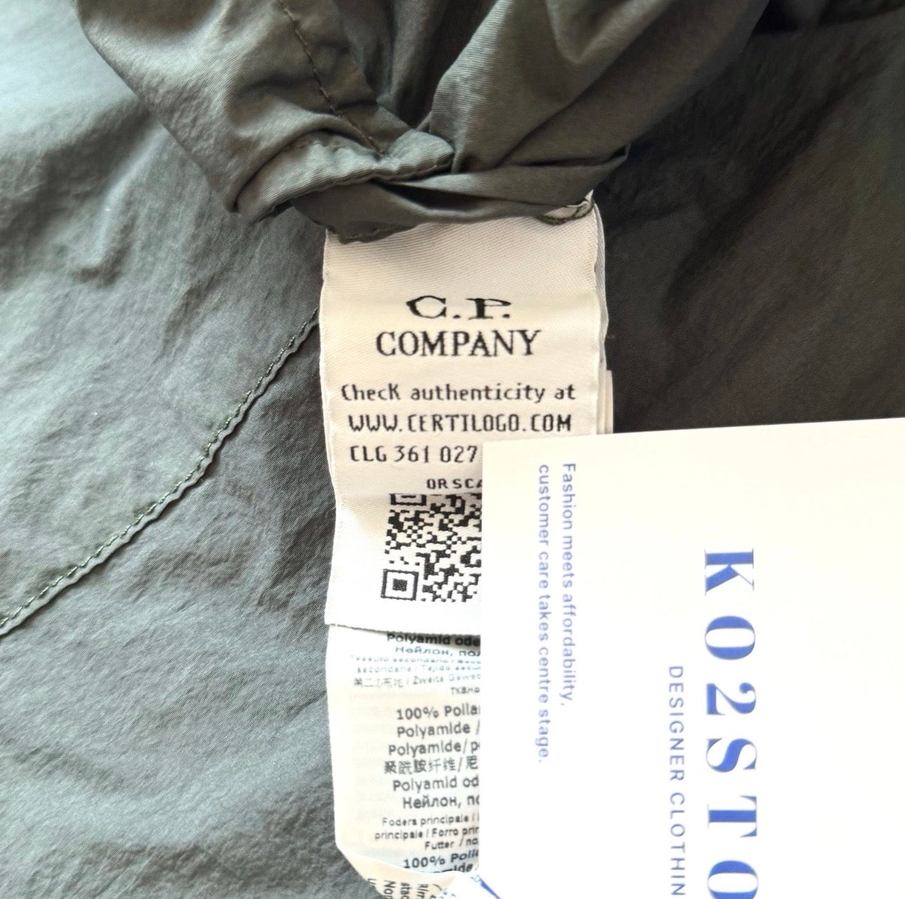 CP Company Taylon L Nylon Full Zip Lens Overshirt - XS ptp19.5”