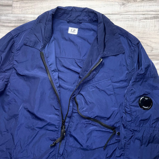 CP Company Chrome Nylon Lens Full Zip Overshirt - Large ptp22”