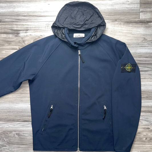 Stone Island Light Soft Shell-R Badge Jacket