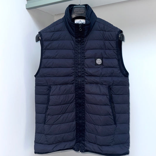 Stone Island Loom Woven Down Chambers Stretch Nylon-TC Patch Gilet - Small