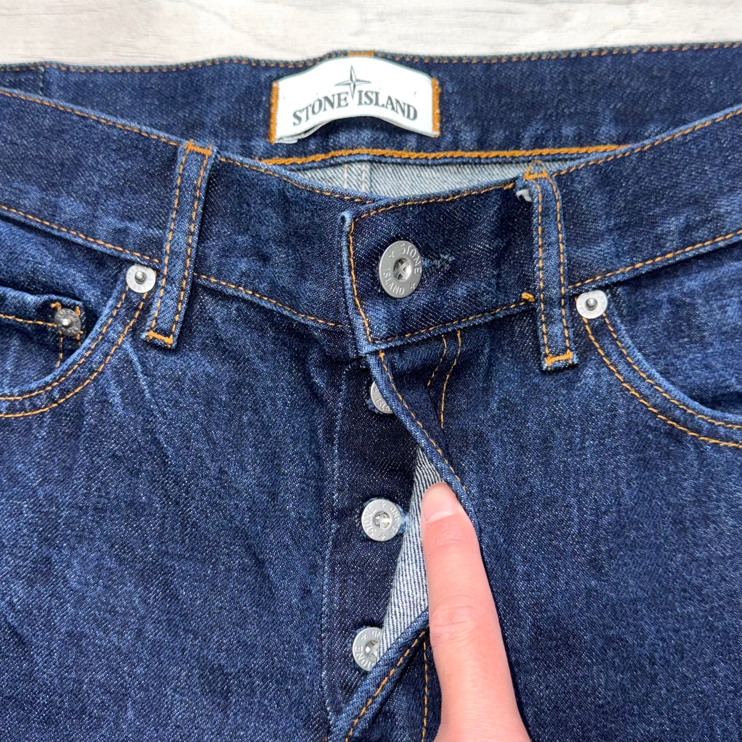 Stone Island Badge Jeans - 34W 32L