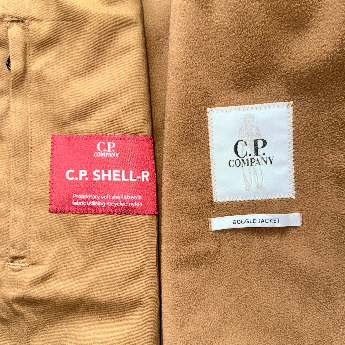 CP Company Shell-R Full Zip Goggle Jacket - XL ptp22.5”