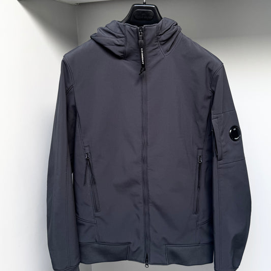 CP Company Blue Shell-R Full Zip Lens Jacket - Large