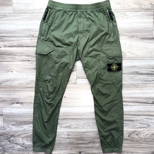 Stone Island Badge Cargo Trousers - 34W 34L