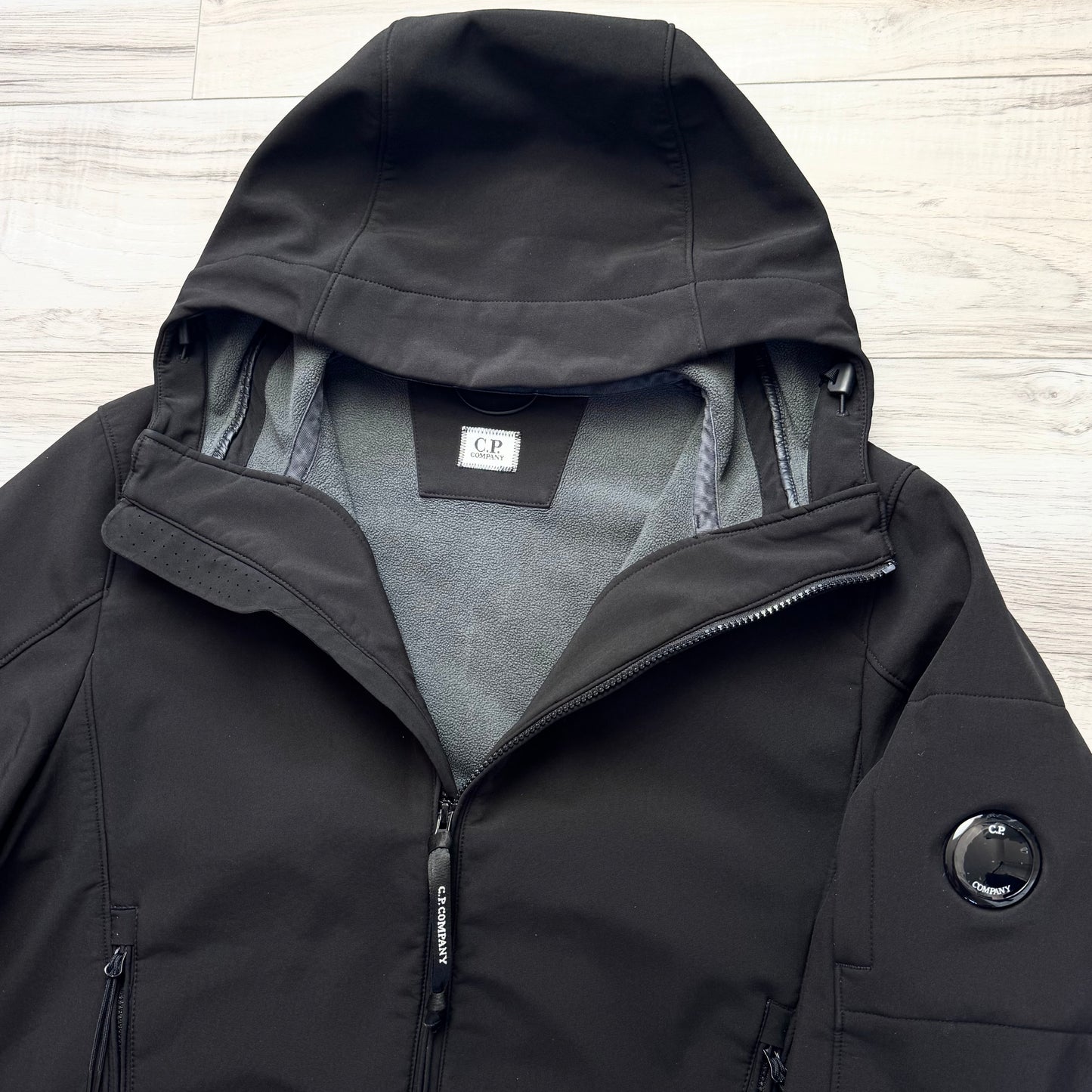 CP Company Soft Shell Full Zip Lens Jacket - Large ptp22”