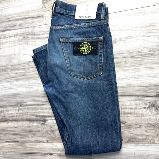 Stone Island Blue Denim Jeans - 30W 30L Slim Fit