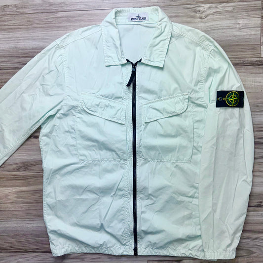 Stone Island Full Zip Badge Overshirt - XL