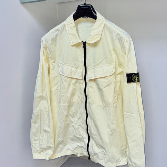 Stone Island Full Zip Badge Overshirt - XXL ptp24.5”
