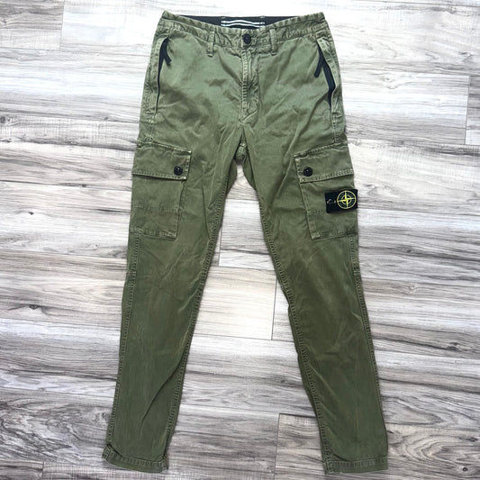Stone Island Badge Cargo Trousers - 29W 30L