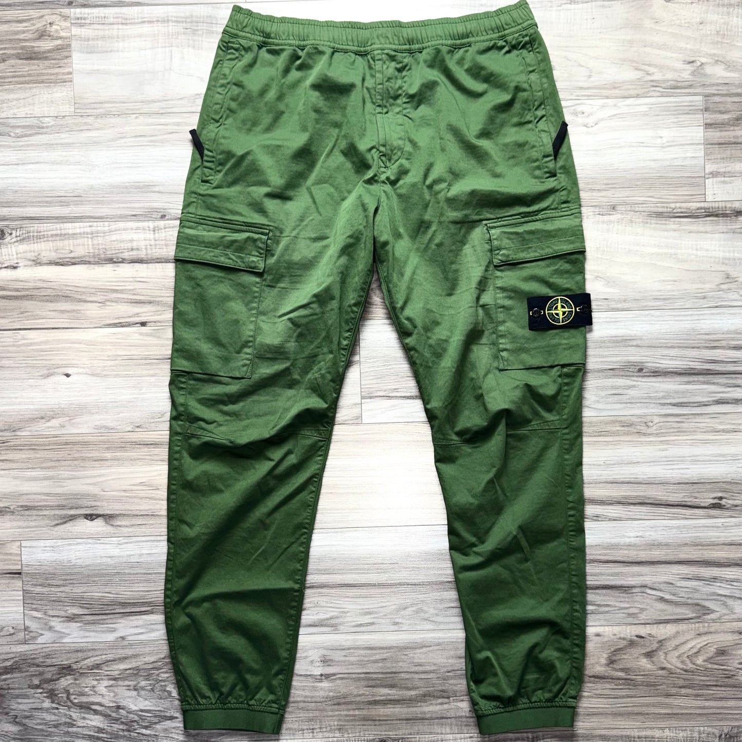 Stone Island Badge Cargo Trousers - 38W 30L
