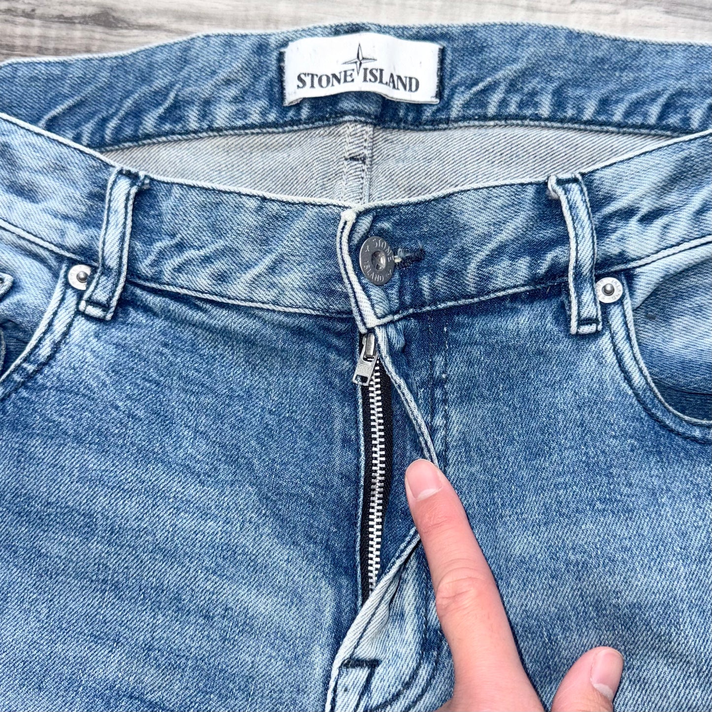 Stone Island Badge Jeans - 34W 34L