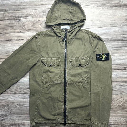 Stone Island Hooded Badge Overshirt