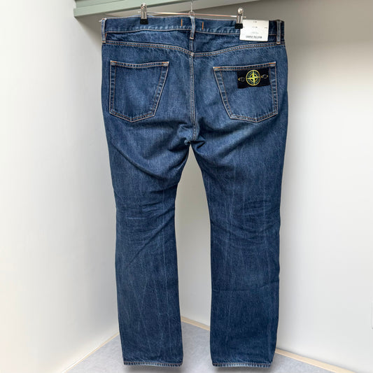 Stone Island Blue Denim Jeans - 38W 32L Slim Fit