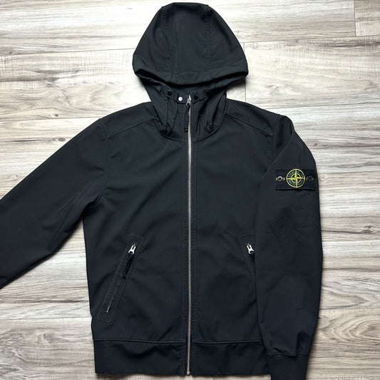 Stone Island Light Soft Shell-R Badge Jacket