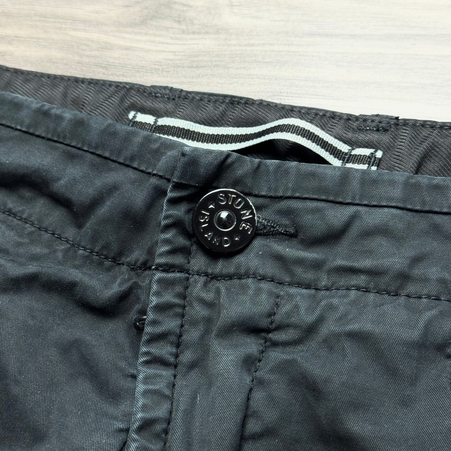 Stone Island Badge Cargo Trousers - 38W 32L