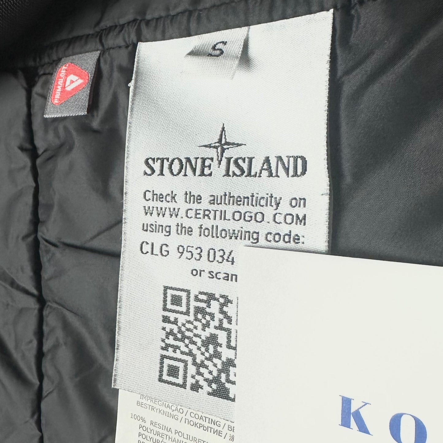 Stone Island Soft Shell-R With Primaloft Insulation Technology Badge Jacket