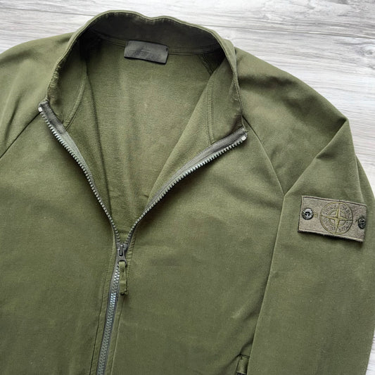 Stone Island Ghost Full Zip Badge Sweatshirt - XXL ptp23.5”