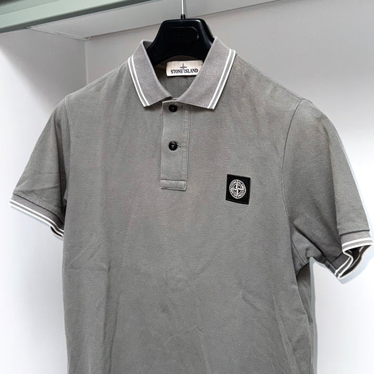 Stone Island Short Sleeve Badge Polo - Small