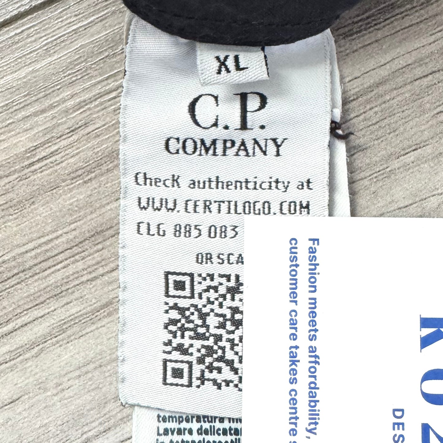CP Company Full Zip Lens Overshirt - Large ptp22”