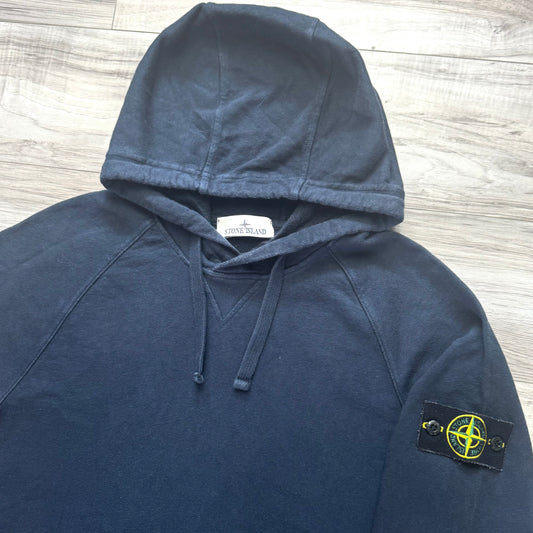Stone Island Lightweight Pullover Badge Hoodie - Medium