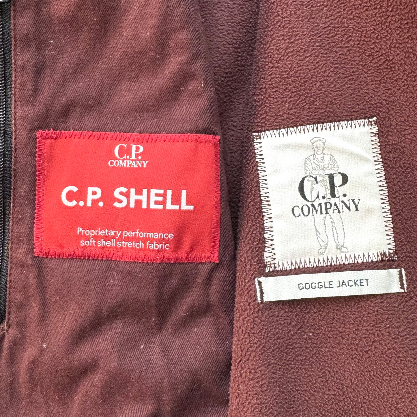 CP Company Shell Full Zip Goggle Jacket - XL