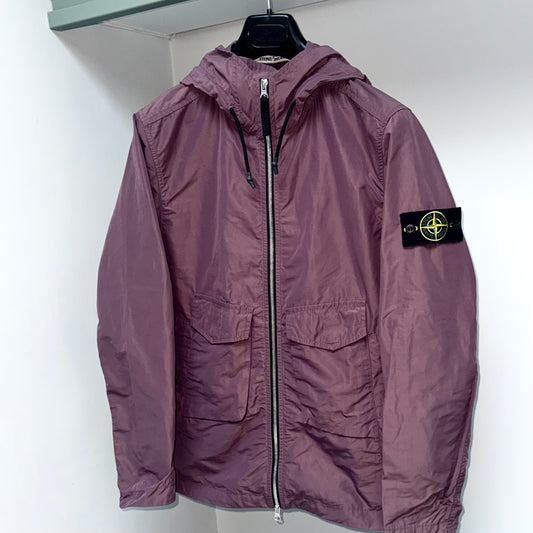 Stone Island Hooded Micro Reps Badge Parka Jacket - Small ptp21.5”