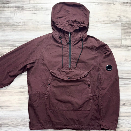 CP Company 50 Fili Half Zip Pullover Lens Smock Jacket - Large ptp24.5”