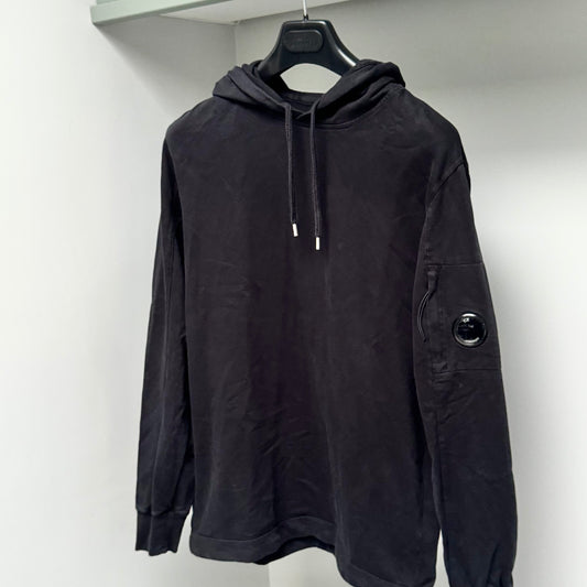CP Company Light Fleece Pullover Lens Hoodie - Medium ptp20.5”