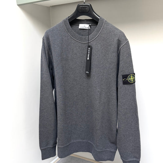 Stone Island Grey Pullover Sweatshirt - XXL ptp24.5”