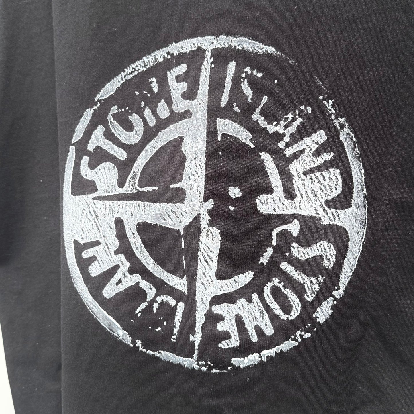 Stone Island Hand Print T shirt - XL ptp22”