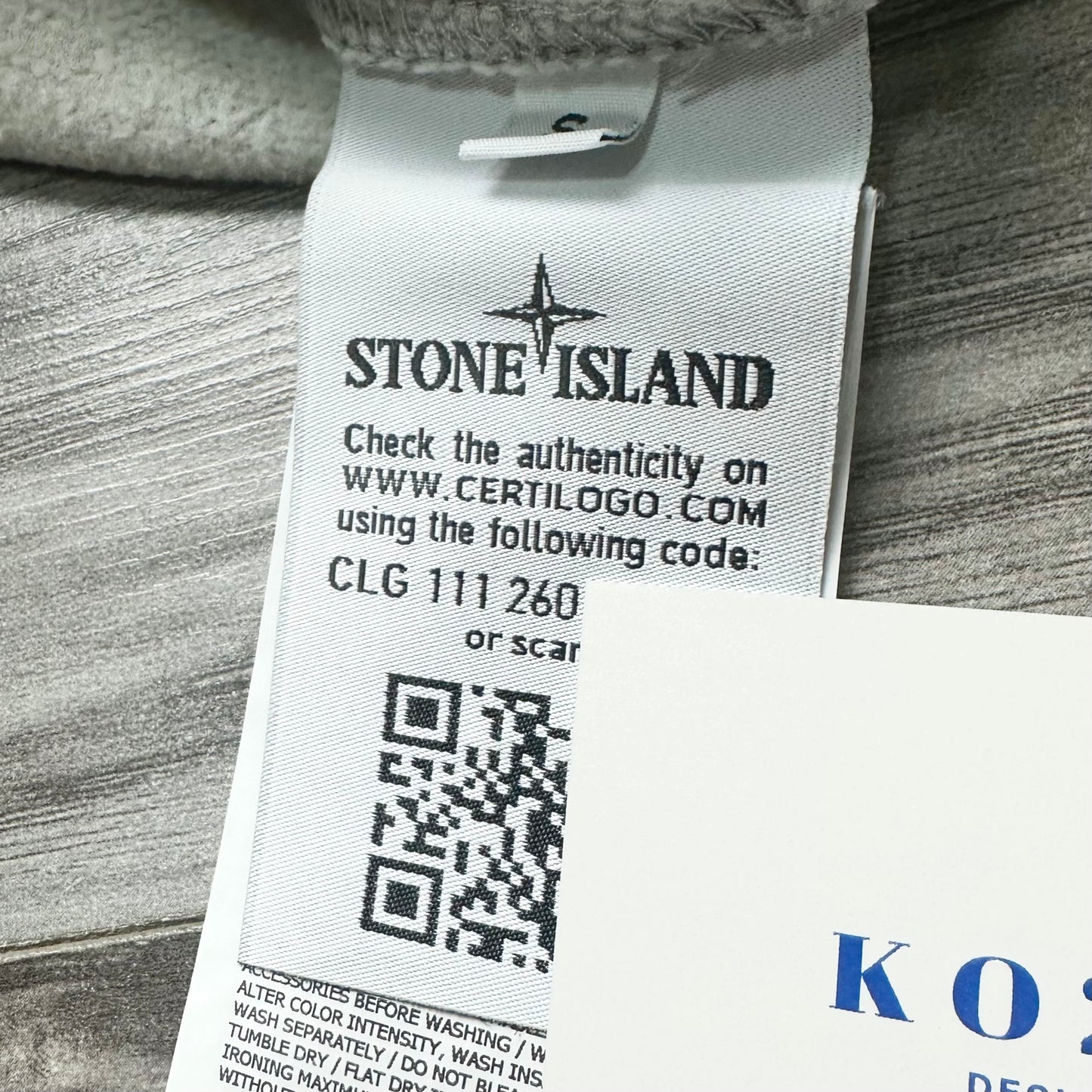 Stone Island Full Zip Badge Hoodie